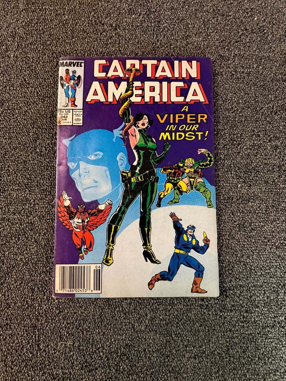Captain America #342 Marvel Comic Book